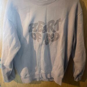 Elevated Faith Heart of God Women's Mauve Crewneck